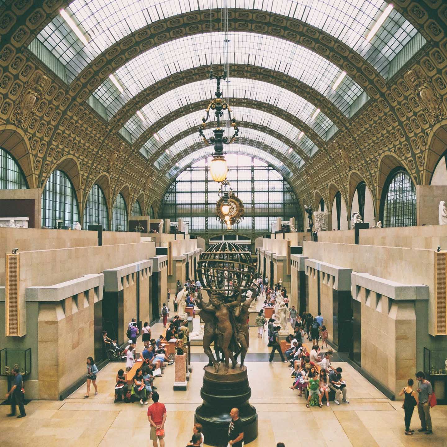 a picture of the hall at Musée d'orsay | Ode2style.com