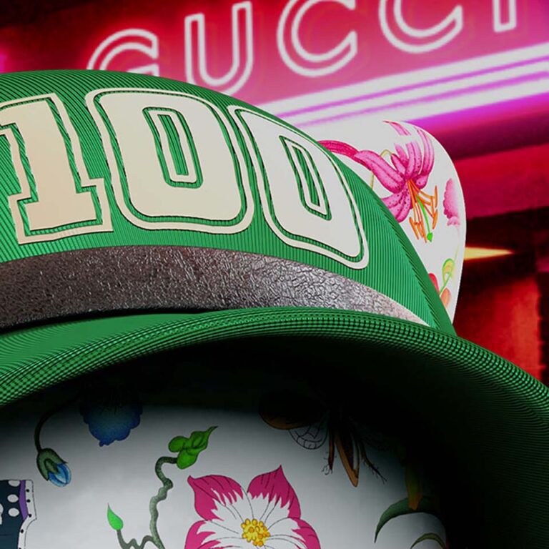 close up of Gucci metaverse avatar | Ode2style.com