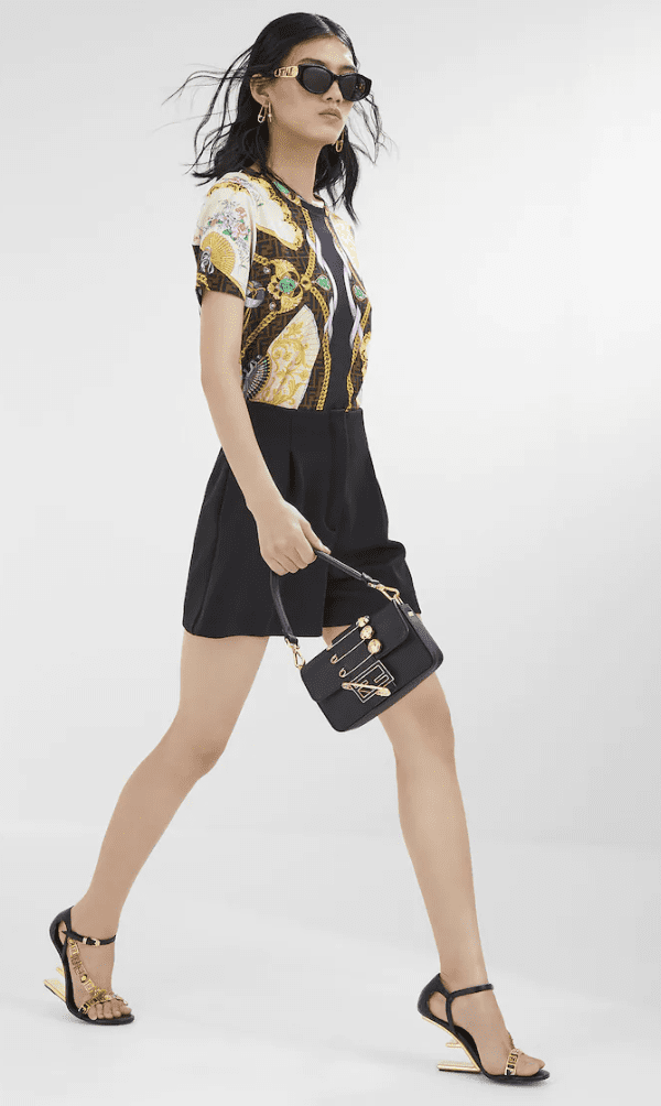 Look from the Fendi x Versace collaboration | Ode2style.com