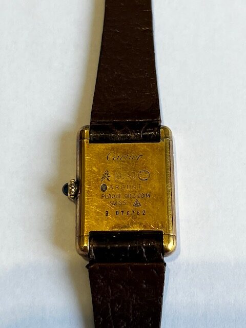 Vintage Cartier Tank Le must watch before restoration | Ode2style.com