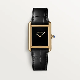 The New Louis Cartier tank Must Watch in Black | Ode2style.com