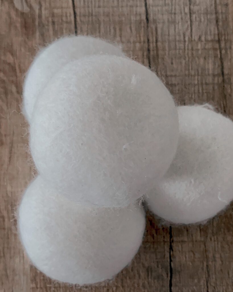 The Steamery Tumble Dryer Balls from 100% natural wool will keep your fabrics soft and reduce drying time