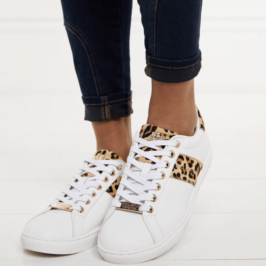 Holland Cooper Leopard Trainers Spring Summer 2023