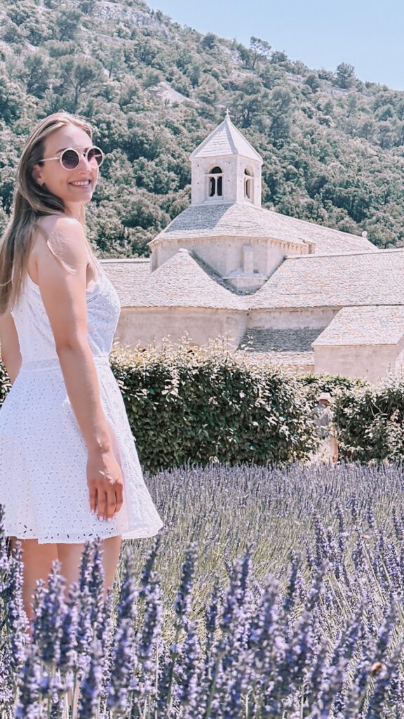 A white dress is a must have on trips to Southern France as it contrast nicely against the region natural tones